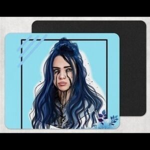 BILLIE Eillish Blue Mouse Pad